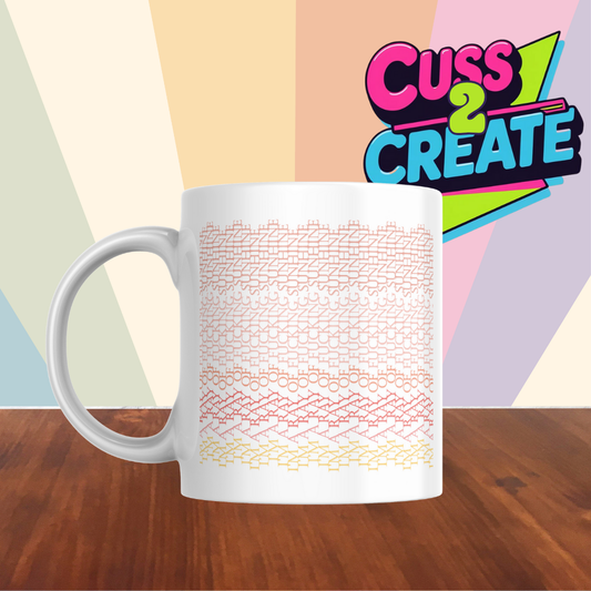 Ray of Sunshine Tyre Tread Mug