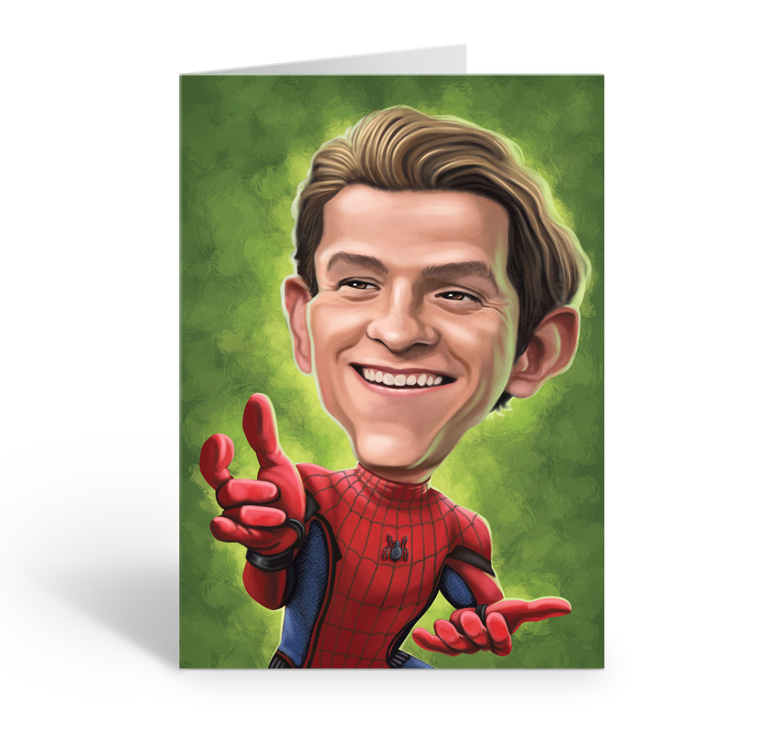 Spiderman Loud Mouth Talking Card