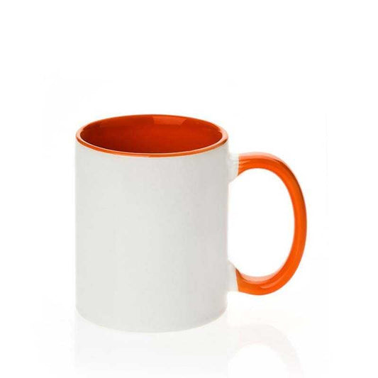 11oz Mug ORANGE BLANK