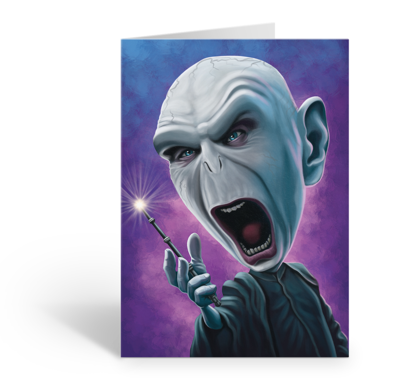 Voldemort Loud Mouth Talking Card