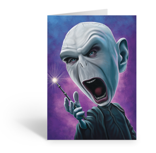 Voldemort Loud Mouth Talking Card