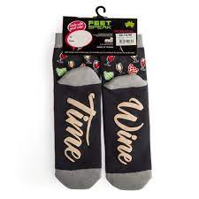 Wine time Grip Socks