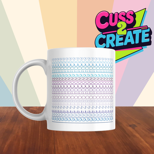 Zero Fucks Given Tyre Tread Mug