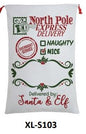 Pre Designed Canvas Santa Sack- Blank