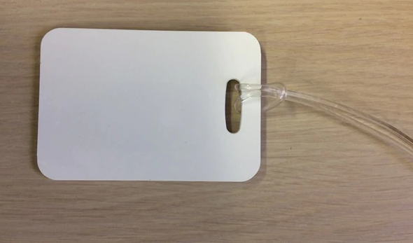 Plastic Bag Tag Sublimation Blank Double sided