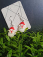 Santa Head Dangle Earrings