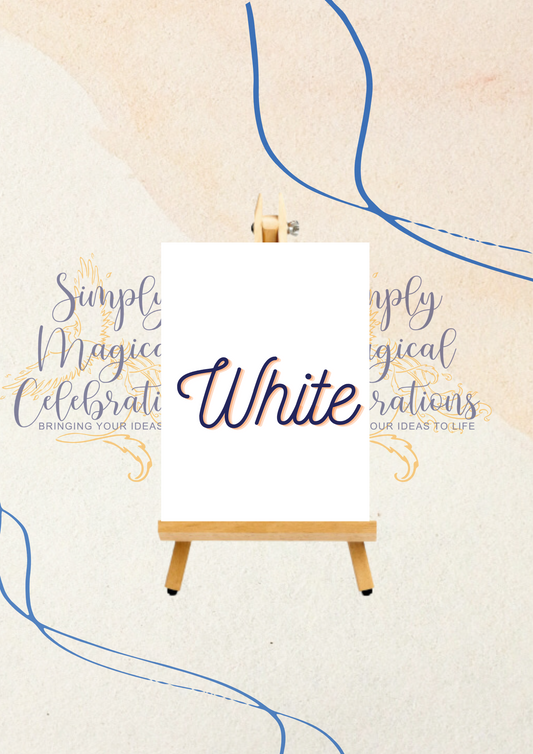 WHITE A4 Acrylic Sheet BLANK