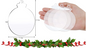 Flat Acrylic Bauble BLANK