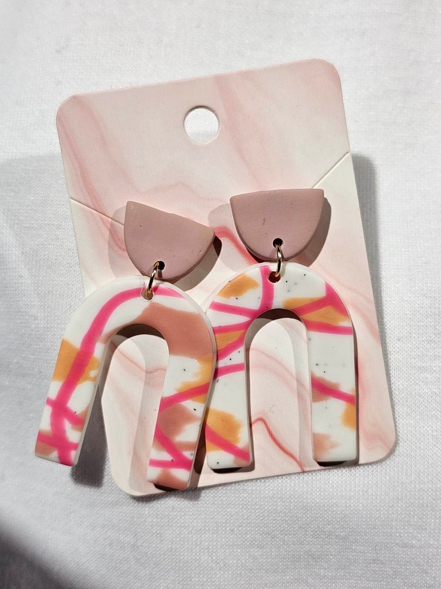 Pink Rainbows Earrings