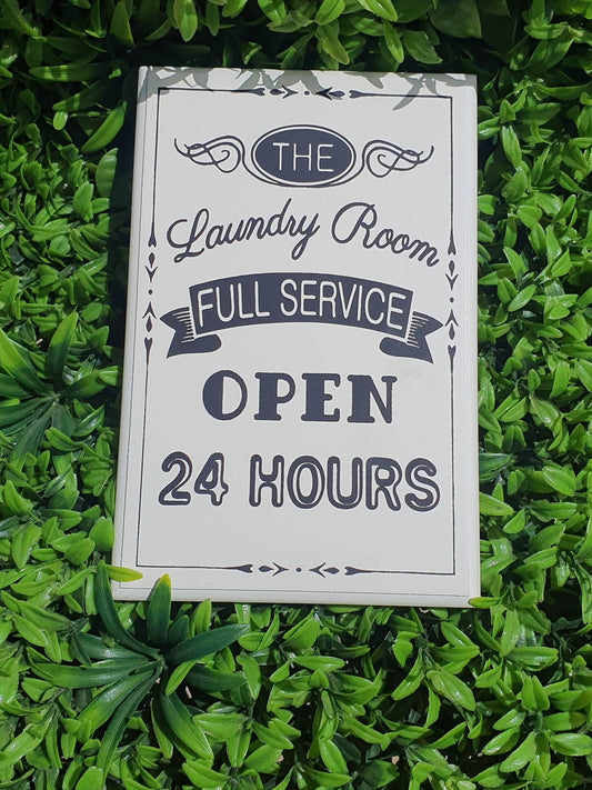 Laundry Open Sign