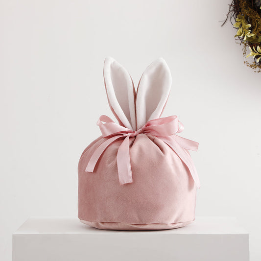 Velvet Bunny Bag BLANK - Light Pink