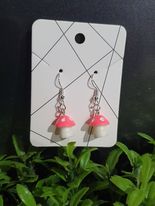 Mushroom Dangle Earrings