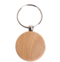 Round Wooden Keyring BLANK